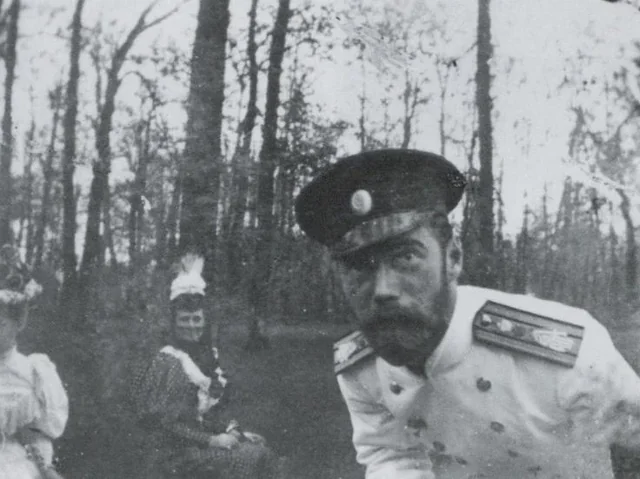 Nicholas II couldn’t resist turning the camera on himself, over a century ago.